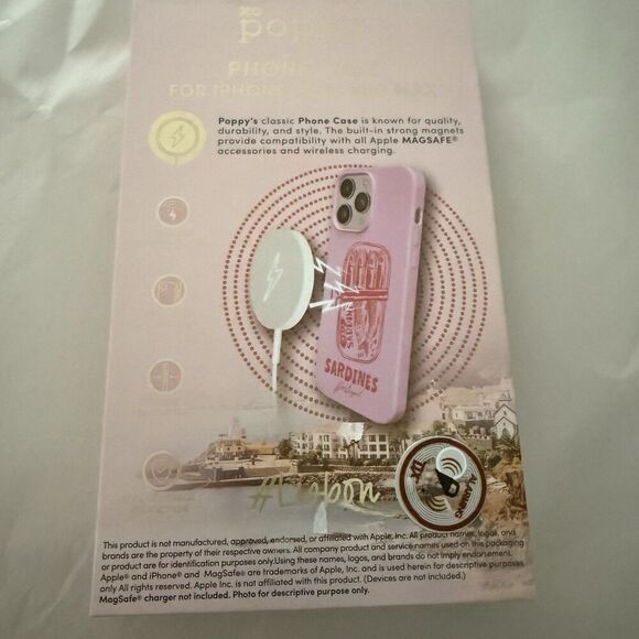 XO Poppy Vacay Portugal Sardine Case, Compatible With iPhone 13/12  Pro Max - Picture 4 of 4